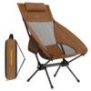 FanttikOutdoor Zeta L8 Max Camping Chair, Portable & Lightweight, Comfort-Driven Foldable Rocking Chair with Carry Bag for Camping, Hiking, Patio, Fishing, Support up to 250 lbs,