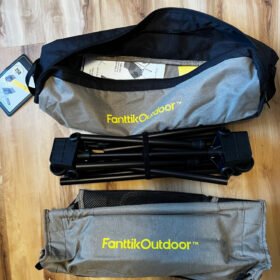 FanttikOutdoor Zeta L8 Max Camping Chair, Portable & Lightweight, Comfort-Driven Foldable Rocking Chair with Carry Bag for Camping, Hiking, Patio, Fishing, Support up to 250 lbs, photo review