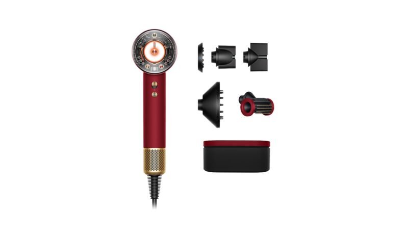 Dyson Supersonic Nural Hair Dryer - Red Velvet / Gold Limited Edition