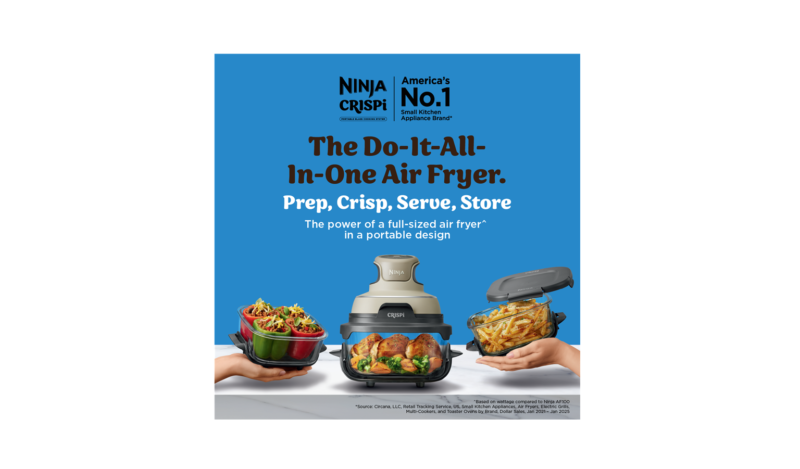 Alternative view of Ninja CRISPi Portable Glass Air Fryer - FN101 Stone
