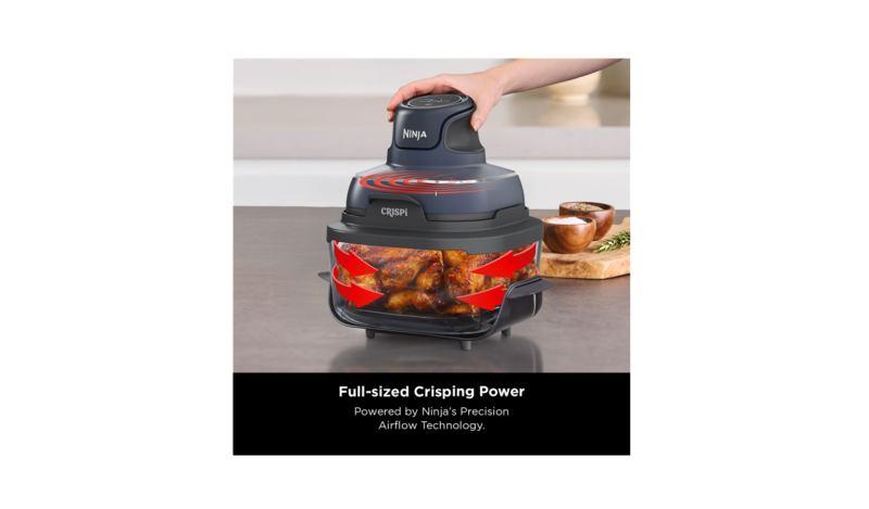 Ninja CRISPi Portable Glass Air Fryer - FN101 Stone - Image 5