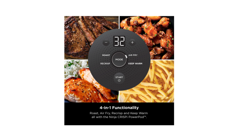Ninja CRISPi Portable Glass Air Fryer - FN101 Stone - Image 11