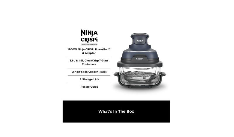Ninja CRISPi Portable Glass Air Fryer - FN101 Stone - Image 16