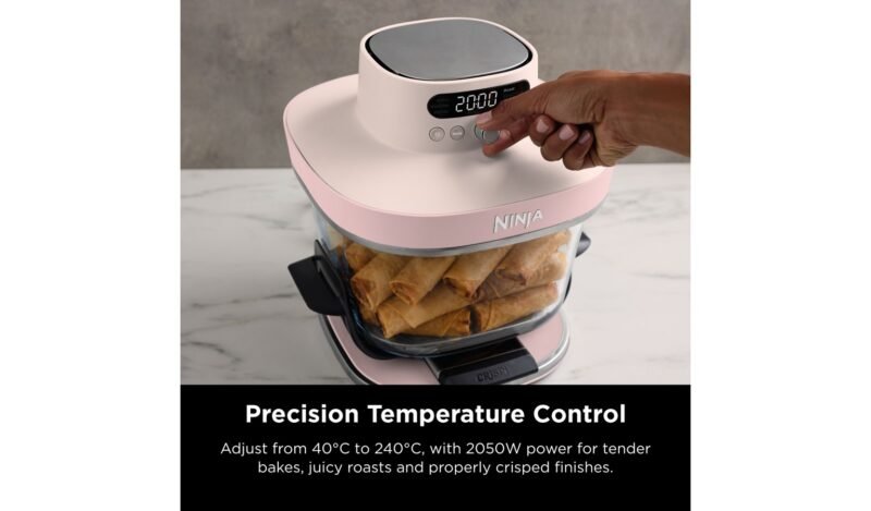 Ninja CRISPi Pro Glass Air Fryer - Bone White (AS101SMWH) - Image 4