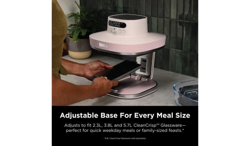 Ninja CRISPi Pro Glass Air Fryer - Bone White (AS101SMWH) - Image 5