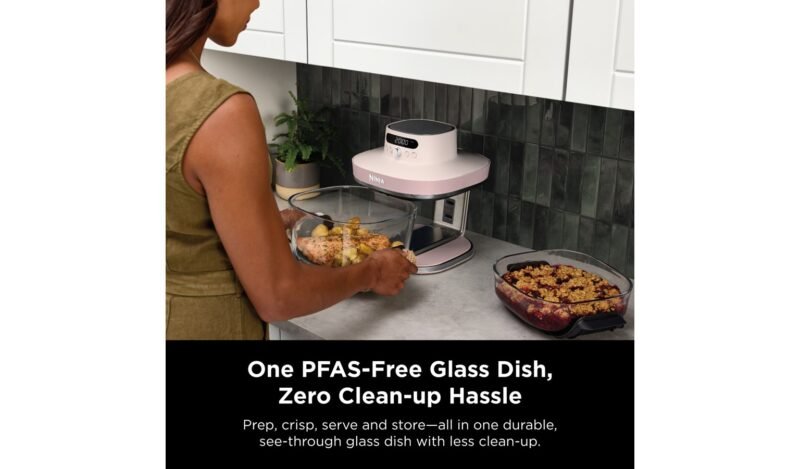 Ninja CRISPi Pro Glass Air Fryer - Bone White (AS101SMWH) - Image 13