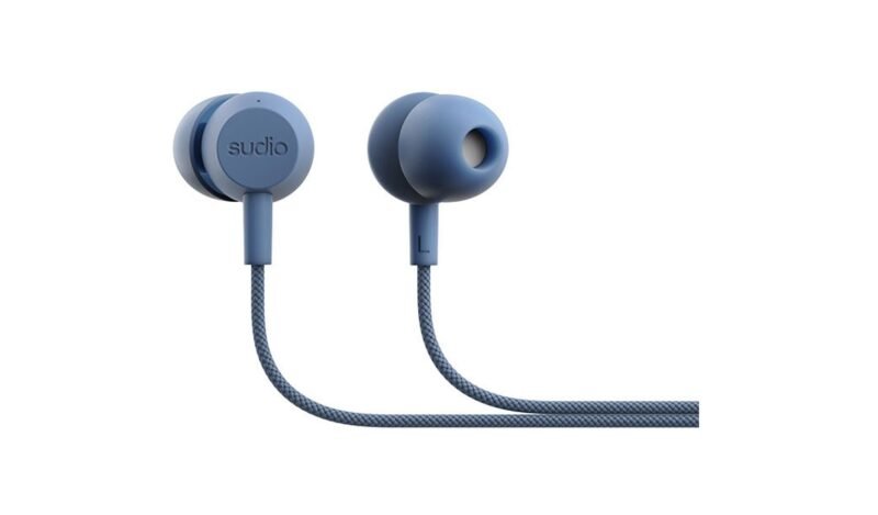 Sudio V3 Wired USB-C Earphones - Blue (SD-V3BLU)