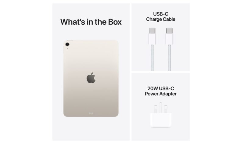 Apple 11-inch iPad Air Wi-Fi 128GB - Starlight (MH334ZP/A) - Image 10