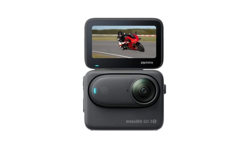 Alternative view of Insta360 GO 3S Motorcycle In-Helmet POV Bundle Action Camera - Black