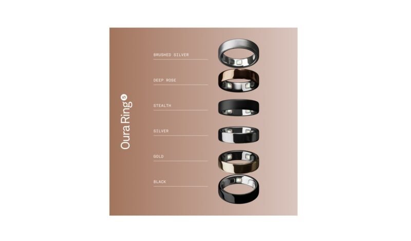 Oura Smart Ring 5 Size 10 - Deep Rose (JZ90-63469-10) - Image 7