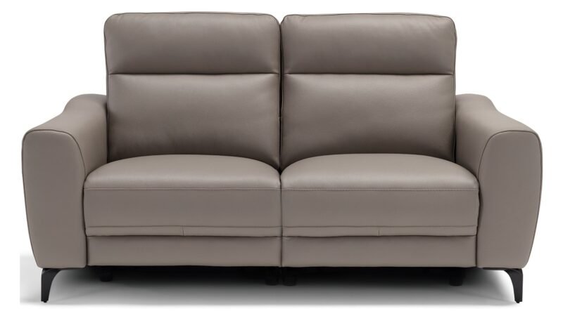 Innova TIZZOLO 2 Seater Italian Leather Sofa - Light Brown